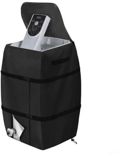 Inflatable Spa Water Heater Pump Cover, Full for PROTECTION, Maximum Resistance, Easy Installation, Optimal Size (black)