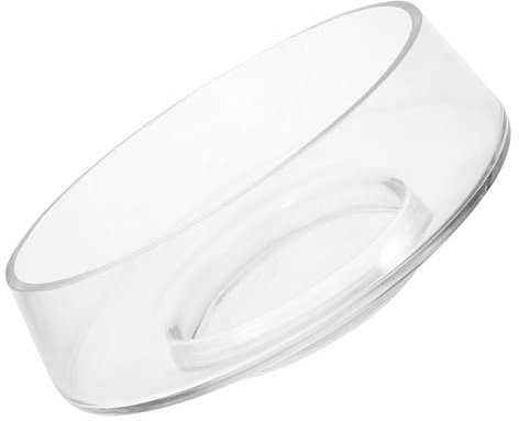 HEMOTON Transparenter Glas Topf Niedrige Schüssel Für Blumen Zylindrische Vasen Aus Glas Fischschüssel Für Pflanzen Dekoratives Terrarium Für Heimdekoration