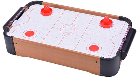 RETUOLWAG 2 Spieler Air Hockey Tisch Haushalt Holz Hockeyspiel Elektrisches Luftstrom Große Spiel Für 2 Spieler Für Erwachsene Kinder Und Outdoor