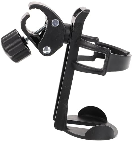 PAMINGONO Portavasos Ajuste Seguro Negro de Pp Adecuado para Adultos Mayores y Cochecitos de Ñiño para Bicicleta y Scooter para Botellas y Tazas de Café