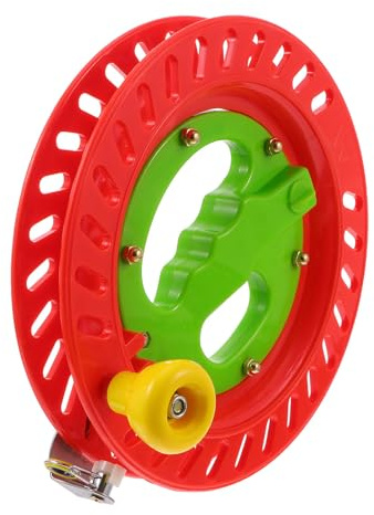FRCOLOR Angelrolle zum Schutz von Schnur und Fingern mit Großem Spulenkern und Schnurhalter aus Abs Handliches Angelschnur Aufspulgerät für Fliegenfischen für Anfänger und Profis
