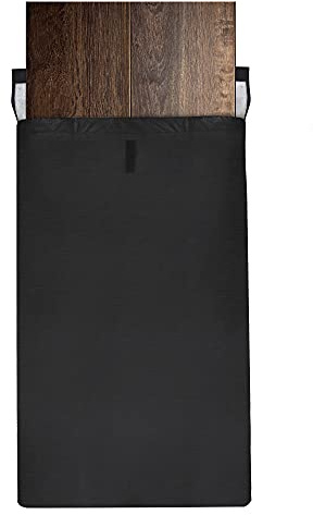 Sorfey Felt Lined Dining Table Leaf Storage Bag with Velcro Closure, Water Resistant and Scratch Resistant, 52 x 28, Black…