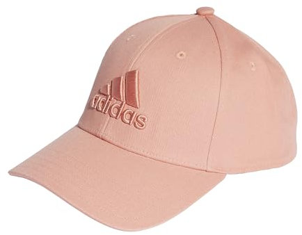 adidas Unisex Big Tonal Logo Baseball Cap, Wonder Clay, XS