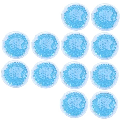 NIYANGLE Pad Froid Mamelon 12 Pièces Froide Chaude Compresse Froide Coussin D'allaitement De Glace Gel 8 Cm Compresse Chaude Poche De Chaud Allaitement