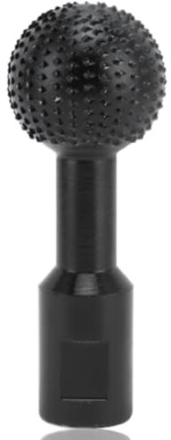 Spherical Rotary Burr,10mm Carbon Steel Burr Wood Carving Drill Head Steel Rotary File Polishing Engraving Grinding Head Ball Gouge Attachments Power Tools for 115 Angle Grinder