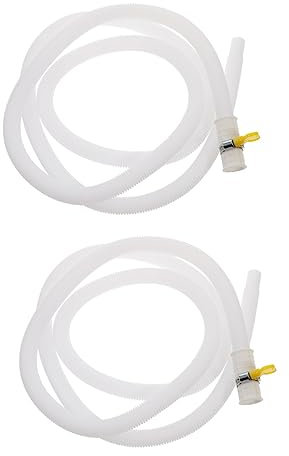 2pcs Air Conditioner Drain Portable+Washing+Machine Piping Kit Washer Portable Outdoor Hose Washing Machine Hose Drain Air Conditioner Drip Pan Dripping Water Pipeline Abs