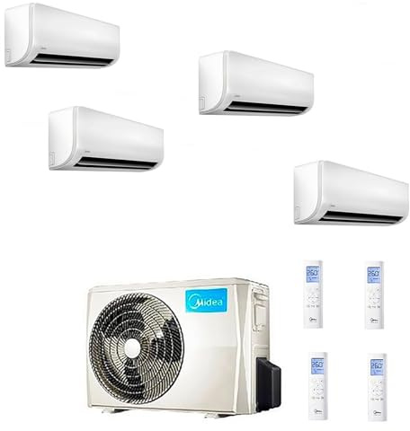 Climatizzatore Condizionatore QUADRI 12+12+12+12 Midea EXTREME EXCLUSIVE WI FI READY R32 U.E. M4OE-28HFN8-Q FULL DC
