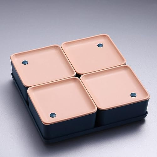 Vassoio da portata for snack con coperchio, scatola for snack, vassoio da portata for snack, piatto for caramelle, vassoio da portata diviso, vassoio for piatto di frutta for feste, for frutta secca,