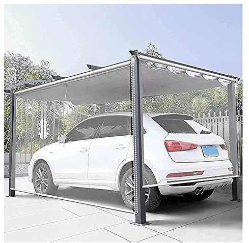Genérico Cortinas Exterior terraza Cortinas de Patio con Cremallera Aislamiento térmico Panel Lateral Impermeable persianas enrollables de PVC para balcón al Aire Libre terraza (Color: Transparente t