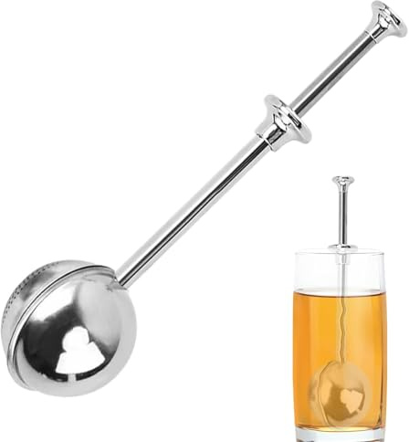 Spargitore per zucchero a velo – Spolverino a polvere, bastoncino per zucchero a velo | cucchiaio filtro in polvere in acciaio inox per farina, spezie, zucchero