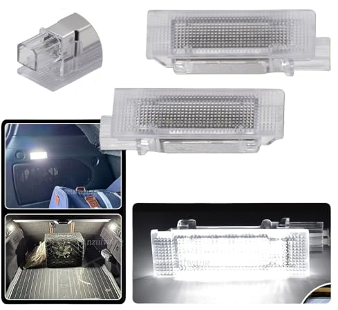Kakulkomen 2 pz Bianco Led Numero Luce Targa Per Fia=t 500 500X 500L | Luci targa per auto Per Argo Panda Grande Punto 60665239