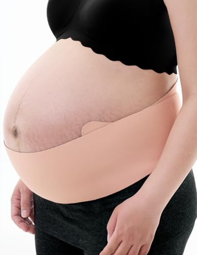 momcozy Faja Embarazada, Cinturón Embarazo de Tejido Transpirable, Faja Embarazadas Sujeción con Soporte Ergonómico para Aliviar el Dolor Abdominal, Pélvico y Lumbar
