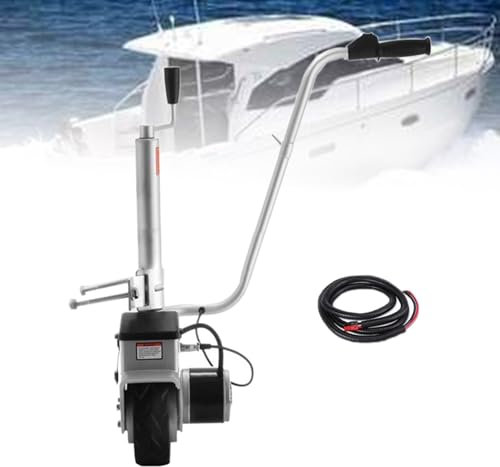 Nicvrea Motorised Jockey Wheel Trailer Mover - Compact, Portable & Maneuverable with a 350W Motor, Suitable for Caravans, Boat Trailers, Horse Trailers, Up to 2270kg Load Capacity