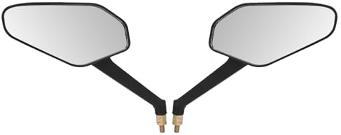 MechKit Fahrradspiegel, 2 Stück Fahrrad Rückspiegel 360 Grad Verstellbare Kratzfeste Glaslinse Fahrrad Lenker Spiegel für Mountainbike Rennrad E-Bike E-Scooter Stadtbike
