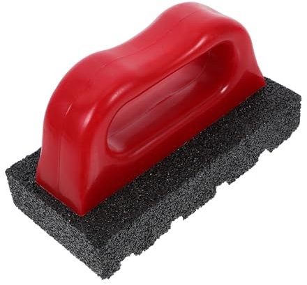 Lurrose Blocco di Cemento con Manico Ergonomico in Abs per Pulizia e Rimozione Macchie Dai Mattoni, Strumento Versatile per Levigatura e Raschiatura Efficiente