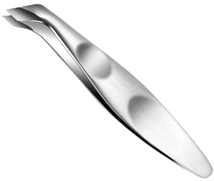 Trimmer Cuticole in Acciaio Inox Argento, Impugnatura Ergonomica | Tagliaunghie per Manicure, Presa Comoda, Strumento Portatile per Rimozione Precisa