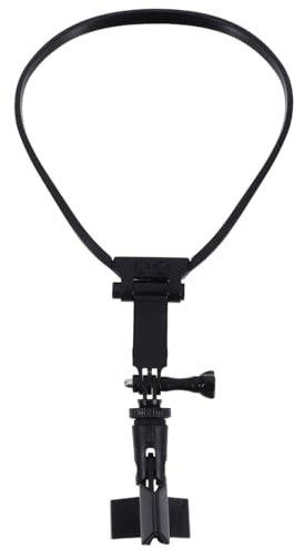 CLISPEED Ergonomische Mikrofon Halshalterung Verstellbar Aus Leichtem Material Tragbarer Nacken Mikrofonhalter Für Live Streams Und Bühnenauftritte