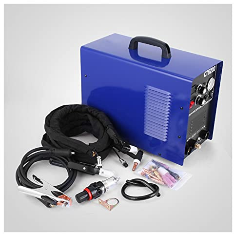 Macchina per saldatura, CT520D Plasma Cutter Tig Stick Saldatore 3 in 1 saldatrice combinata, 50Amp Air Plasma Cutter, TIG 200A / saldatore for bastone