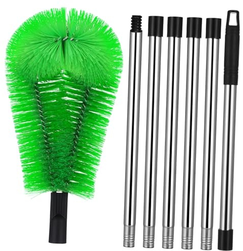 VALICLUD Brosse Pour Gouttières Nettoyage Outil De Gouttière Sol Brosse De Nettoyage à Tête Longue Portée