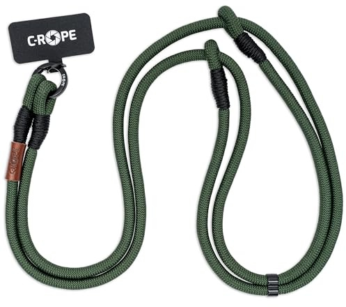 C-Rope Handykette zum Umhängen universal | Handyband ohne Hülle | Lanyard mir Adapterkarte geeignet für alle Smartphones