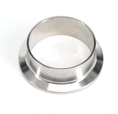 Tubo sanitario a saldare su ghiera a tre morsetti in acciaio inox SUS 304 per tubi da 19-102 mm, giunto a flangia circolare a installazione rapida, acido e al (32 mm)