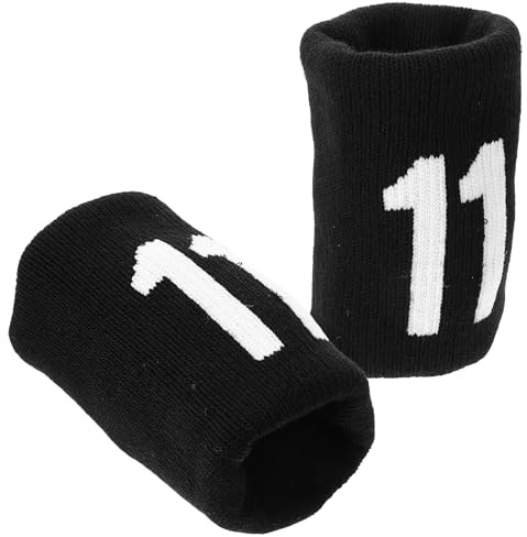 MAGICLULU Fasce per Polsi Elastiche in Cotone Traspirante 1 Paio, Supporto Sportivo per Polso Protezione e Assorbimento Sudore, per Fitness, Yoga e Corsa