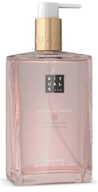 Rituals The Ritual of Sakura Hand Wash, mit Kirschblüte und Pflegenden Inhaltsstoffen, Nachfüllbare Glasflasche