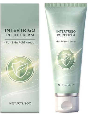 Intertrigo Cream & Chafing Cream, loción corporal hidratante suave con arginina y óxido de zinc, 57 g en tamaño de viaje para pieles secas, en caja.