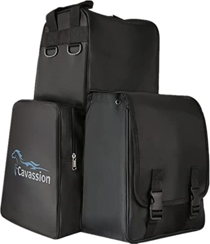 Sport Tent-Reitstiefeltasche Professionelle Reiten Stiefeltasche mit Helmfach Helmtasche Kombitasche Reitstiefel Reittasche Schwarz Schwarz