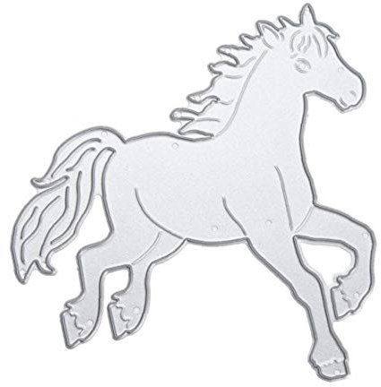 Lankater Pferd Form Stanzformen Cartoon Ordner Vorlage Album Foto Dekoration Craftsdiy Scrapbooking Stencil Schablone