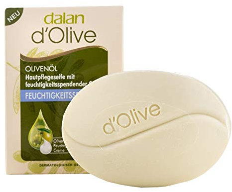 6x Dalan d'Olive Hautreinigungsseife - feuchtigkeitsspendend - 100g