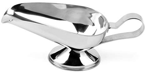 XXXXW Serving Pitcher Sauce Pitcher Quality Stainless Steel Gravy Boats Serveware Restaurant Style Gravy Dining Gravy Boat Creamer Cup (Size : XL)