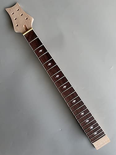 Yinfente E-Gitarrenhals, 22 Bünde, 62,9 cm, Mahagoni-Gitarrenhälse mit Palisander-Griffbrett, Diamanteinlage (62,9 cm)