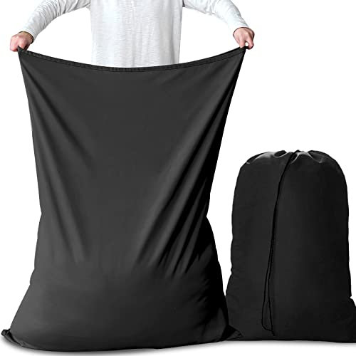 AiQInu Große Wäschesäcke Wäschesack mit Kordelverschluss,Faltbarer Wäschesack für Schlafsaal und Reisen Wäscheraum, 70 x 115cm, 2 Stück