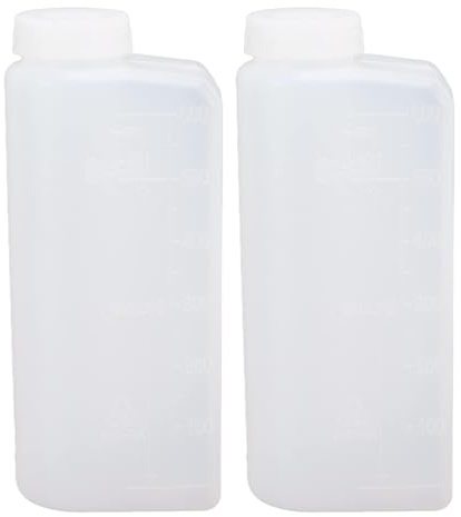Contenedor de Botella de Mezcla de Aceite, Botella de Mezcla de Combustible de Gasolina de Aceite de 2 Tiempos, Plástico de Nailon, 600 Ml, 2 Piezas, Estable, Precisa, Excelente Artesanía para