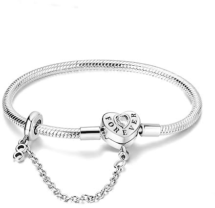 Hapour Armkette Damen Silber 925, Damen Armband für Beads Charms Schmetterling und Stern Kette Charm Armband Geburtstags Geschenk für Frauen Freundin Mama