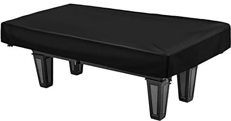 Pomurom 7/8/9 ft Pool Table Waterproof, Oxford Fabric Billiard Table, Anti-UV Dustproof Windproof Table with Drawstring, Indoor Outdoor Patio Garden Furniture Protective