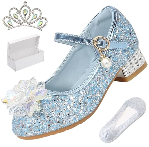 Vorkhuaeri Zapato con luz LED para Niños y Niñas, Zapatos de Malla Luminosos, Deportivos Informales Brillantes Moda, Zapatillas atléticas Intermitentes Xmas (25,Blue)