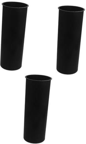 MAGICLULU 3 Pz Porta scopino per bagno portaspazzolino bagno portaspazzolino da bagno pulizia bagno spazzolone scopino per WC bicchiere di plastica per pennello porta scopino da bagno