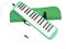 Benutzerfreundliches Klavier-Melodica-Set mit 32 Tasten, entworfen für Schüler und Anfänger in der Musikerziehungsumgebungen (grün)