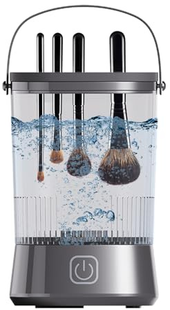 Nettoyeur automatique de pinceaux de maquillage - Nettoyage rapide - Outil de lavage pour éponge, œuf de maquillage