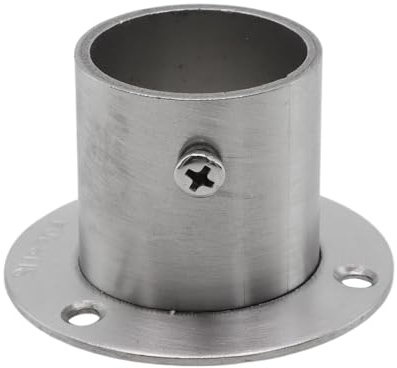 Flansche aus Edelstahl, perfekt für die Befestigung von runden Rohren an Wänden (32 mm)