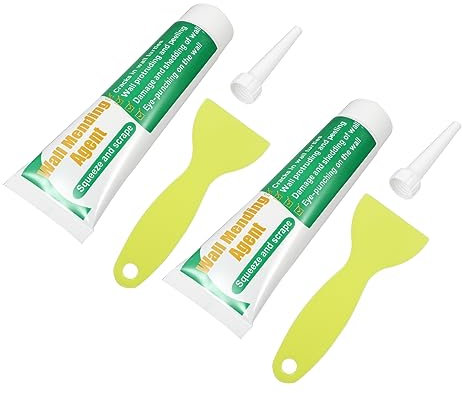 SHINEOFI 2juegos Reparadora Paredes Agrietadas Desconchadas Grafitis Cubre Manchas Fácilmente