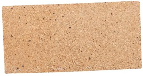 HIAKDOFT Ladrillo Refractario Para Estufa De Leña y Chimenea, 230x114x20mm, Arcilla Resistente Al Calor, Ligero y Aislante Para Barbacoas y Hogueras, Uso Doméstico y Exterior, Alta Temperatura