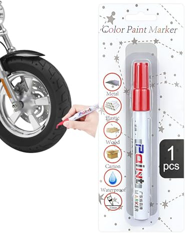 Penna a carico automatico, marcatore per pneumatici, per lacca per auto impermeabile.