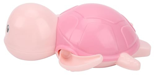 Fdit Baby-Badethermometer in Schildkrötenform mit Kerosinlösung, Glasröhre für Babybadezeit, ABS 12 X 13 X 4,5 cm (PINK)