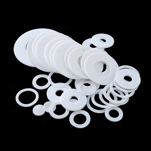Juntas tóricas de sellado, 100 juntas de anillo grueso, arandelas planas precisión PTFE, espaciador, grosor: 0,2,3,4 y,5 mm(4.2X2.8X0.2MM)