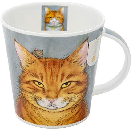 Dunoon en porcelaine anglaise Rogues 'Gallery Cats Mug - Gingembre