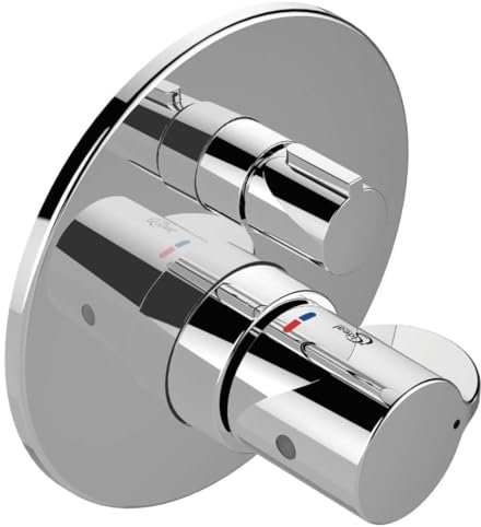 Ideal Standard Brausethermostat Unterputz ceraplus 2, Bausatz 2, Rosette d:163mm, Chrom, A6868AA