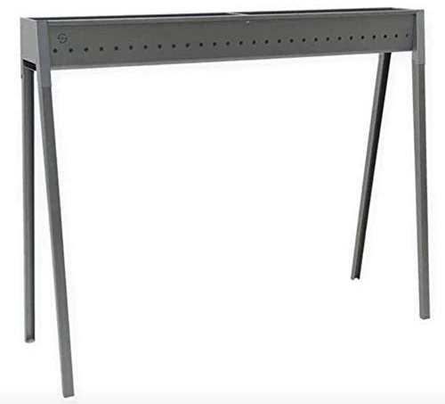 Lisa Kabelkanal mit Holzkohle aus aluminiertem Eisen - Torino 100 cm